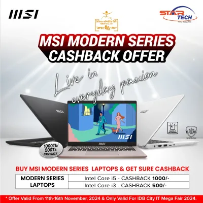 MSI Modern Series Laptop IDB City IT Fair Offer