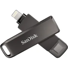 SanDisk iXpand Luxe 64GB Lightning & USB 3.0 Dual Mode Pen Drive