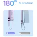 Comparison view showing Baseus PPMD2-10 Power Bank plug with 180° flat pull-out design beside conventional outlet.