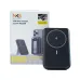 Front view of the retail box and MKB PK81 10000mAh 22.5W Magsafe Power Bank displayed side by side in packaging presentation
