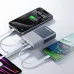 Lifestyle view of Remax RPP-30 10000mAh 22.5W fast charging power bank charging multiple devices.