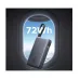 Front view of the UGREEN PB550 20000mAh 67W Fast Charging Power Bank #55996B displayed beside an airplane window with a 72Wh label.