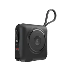 Wiwu Wi-P051 15000mAh 45W Wireless Power Bank with Built in Charger & Cable