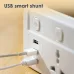 Deli ET410 2 Pin 3 Port 2 Meter Power Strip