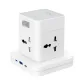 Deli ET762 4 Port 1.6 Meter Standing Power Strip