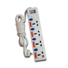 Maxline ML-254-3M 2 Pin Plug 4 Gang Multi Extension Socket Power Strip