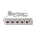 Nano MBS 405 5-Port Power Strip White (3 Pin Power Plug)