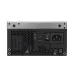 Rear panel of ASUS ROG THOR 1200W Platinum III Power Supply with turbo button, IEC socket, and ROG logo branding.