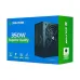 Packaging view of Solitine STN-SP350WB Power Supply box highlighting 350W rating, warranty, and cooling features.
