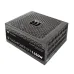 Thermaltake Toughpower GF3 1650W PSU angled view with top ventilation grill and modular port layout on side panel