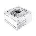 Thermaltake Toughpower GT Snow 750W white PSU angled rear view highlighting modular interface and clean build design