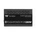 Side label of Thermaltake Toughpower PF3 1200W ATX 3.0 power supply with 80 Plus Platinum efficiency rating