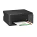 Front angled view of the Epson EcoTank L3350 A4 Wi‑Fi Multifunction InkTank Printer with a color document printing