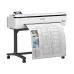 Front-left view of Epson SureColorTM SC-T5130M 36-inch Technical Printer with printed technical drawing