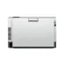 Rear view of HP LaserJet Pro printer showing power port, connectivity ports, and ventilation for efficient cooling