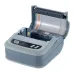 Angled top view of the Xprinter XP-P323B Thermal Barcode Label Printer with its open lid showing the label roll compartment.