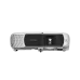 Straight-on front view of Epson EB-FH54 Projector featuring its sleek black lens panel and cooling vent design.