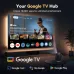 Front display of Xiaomi Wanbo ToGo Pro Projector showing Google TV hub with apps and Oppenheimer featured.