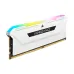 Front left-side angle view of CORSAIR Vengeance RGB PRO SL 8GB DDR4 3200MHz desktop RAM with RGB lighting.