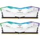 TEAM T-FORCE DELTA RGB 32GB (16GBx2) 8000MHz DDR5 Gaming RAM White