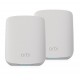 Netgear Orbi RBK352 AX1800 1800Mbps Dual Band Gigabit Wi-Fi 6 Router (2 Pack) 