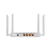 Rear view of VSOL HG3610AC-1G3F Router showing DC input, WPS/RESET button, and four Ethernet WAN/LAN ports.