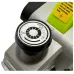 Close-up of XCORT XMB03-82X2 Planer adjustment knob with measurement increments for cutting depth.