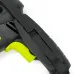 Trigger view of XCORT XPL01-6A Drywall Screwdriver highlighting ergonomic green handle and black casing.