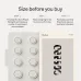 Product display of Oura Ring 5 Sizing Kit with sample rings and stacked metallic sizes for accurate fitting.