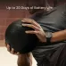 Gym view of Amazfit Bip Max worn during exercise ball workout highlighting long battery life feature.
