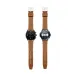 Black Shark Leather Strap Brown