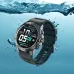 BWOO BO-WA08 rugged smartwatch submerged in water, displaying a digital watch face with health and date info.