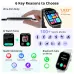Promotional layout of COLMI C28 Smart Watch highlighting slim body, AMOLED display, AI faces, and sports modes.