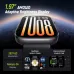 Front display of Haylou Watch Hyper highlighting 1.97-inch AMOLED screen with adaptive brightness and watch dials.