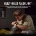 Lifestyle view of KOSPET Pulse 2 smartwatch flashlight illuminating tools with adjustable five-level brightness.