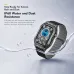 Angled view of Oraimo Watch Tank N with IP68 water and dust resistance display 