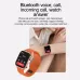 Lifestyle wrist view of Unikyy Wing Smart Watch showing Bluetooth calling feature with incoming call interface on display
