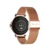Rear-angle view of the rose gold Weofly Lulu 2 highlighting its sensor casing.