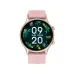 Zeblaze Btalk 2 Lite smartwatch with pink strap and modern digital watch face design