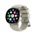 Zeblaze LILY 2 smartwatch with silver bezel, light strap, hybrid analog‑digital face showing steps and date
