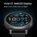 Close-up of Amazfit Active Max smartwatch with vivid 1.5