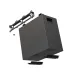 Angled view of MARSARIVA MR-LFP24-200-WMT 25.6V 200Ah Lithium Battery with integrated monitoring screen.