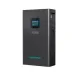 Front view of MARSARIVA MR-LFP48-200-WMD 204Ah Lithium Battery featuring integrated status display.