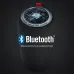 Top view of the Monster S310 Portable Bluetooth Speaker highlighting Bluetooth connectivity icon on a glowing speaker surface.
