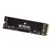 Corsair MP700 PRO PCIe Gen5 x4 NVMe M.2 SSD, black design with gold connector and performance-focused layout.