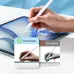 Handheld usage view of BWOO BO-CK01 Smart Stylus Pen for iPad writing on screen demonstrating accuracy and control in action
