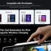 Stylus pen magnetically charging on iPad with compatibility info for iPad Pro, Air, and mini models