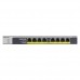 Netgear GS108LP 8-Port Gigabit PoE Unmanaged Rackmount Switch (PoE Budget 60W)