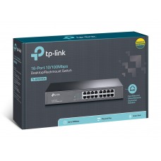 TP-Link TL-SF1016DS 16 Port Rack Mount Metal Body Switch