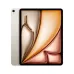 Apple iPad Air M4 13-inch tablet with sleek starlight design, rear camera, and vibrant display featuring abstract wallpaper